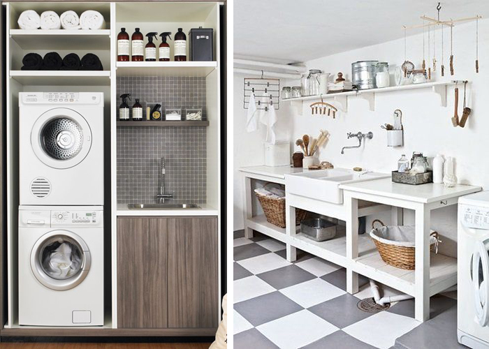 Utilitarian & Chic Laundry