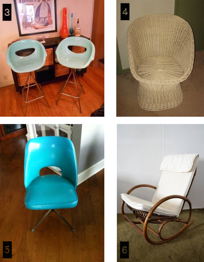 trolling cl detroit vintage barstolls and rocker