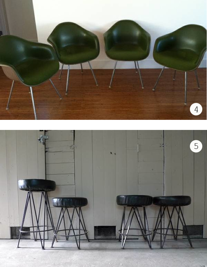 Indy CL Set fo Eames Shell chairs