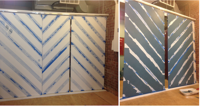 chevron door