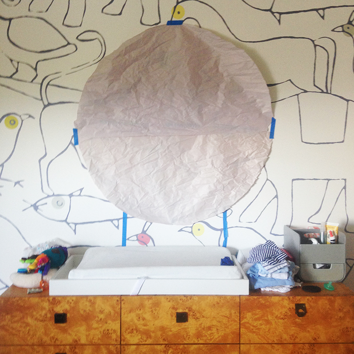 circle with tape