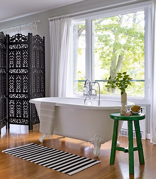 lake house bathroom - grey owl