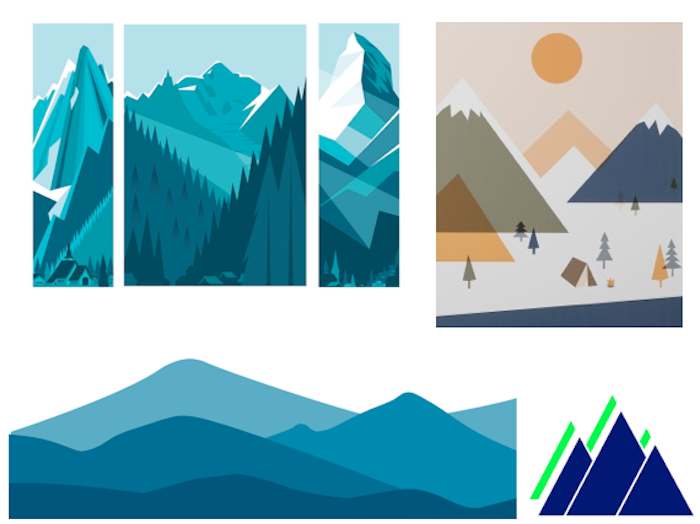 mountain motif