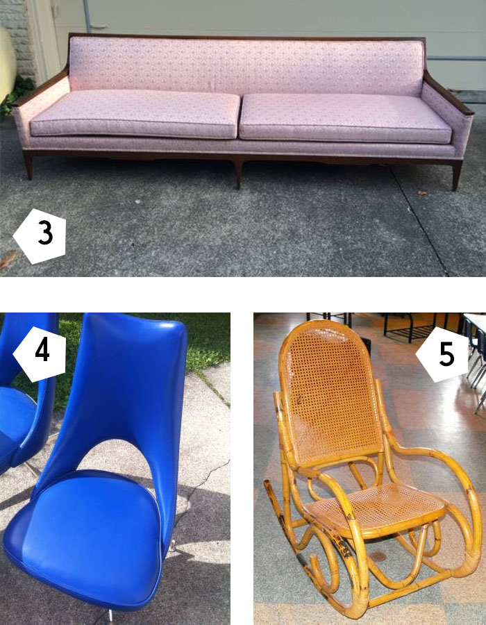 sofa blue chairs and peacock chair
