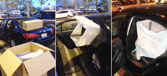 chair in car