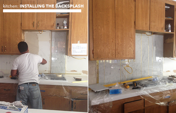 kitchen_installing backsplash