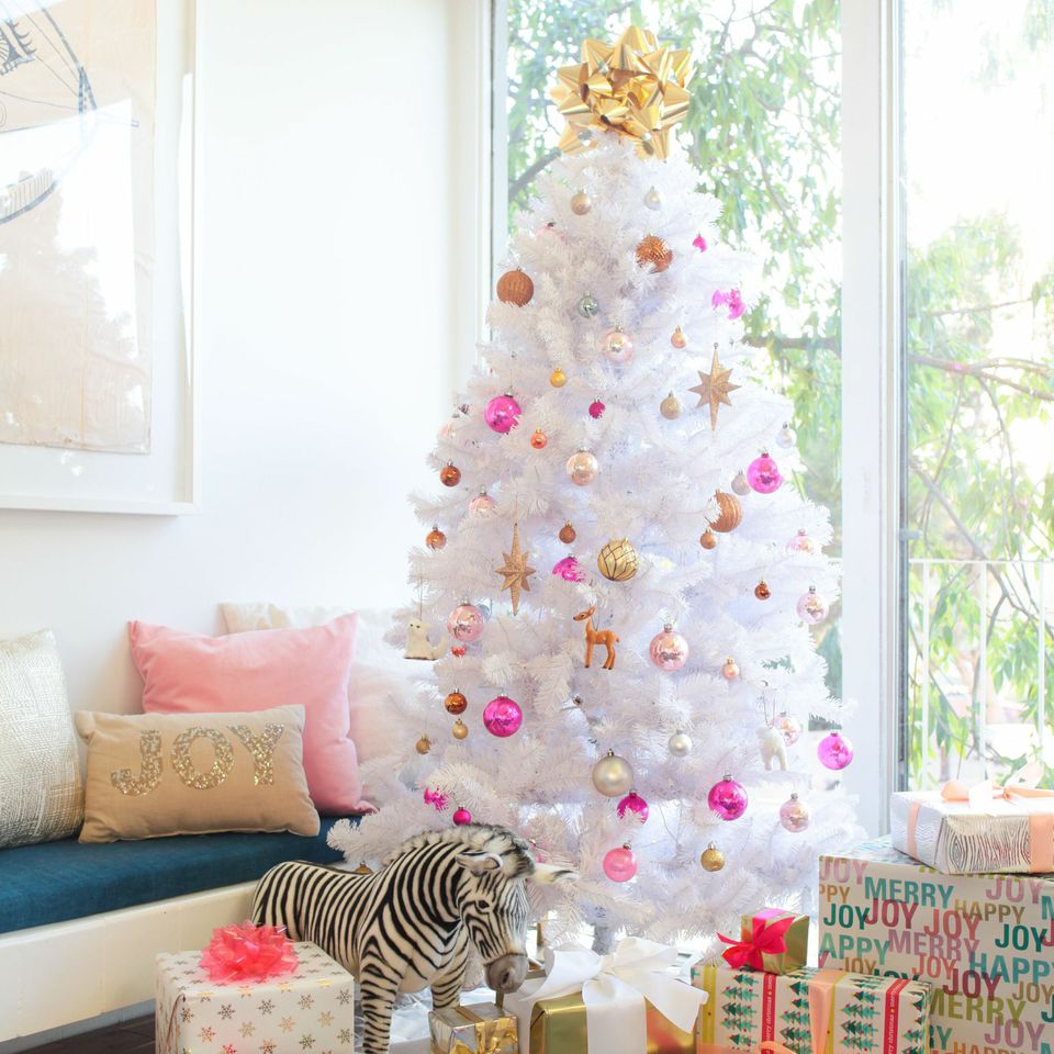 white christmas tree