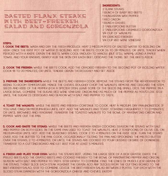 Blue Apron Steak