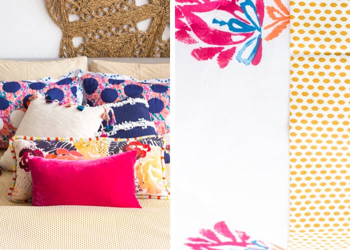 1 Bed 4 Ways_Bright fun Pink_Boho_Emily Henderson_Anthropolgie_2