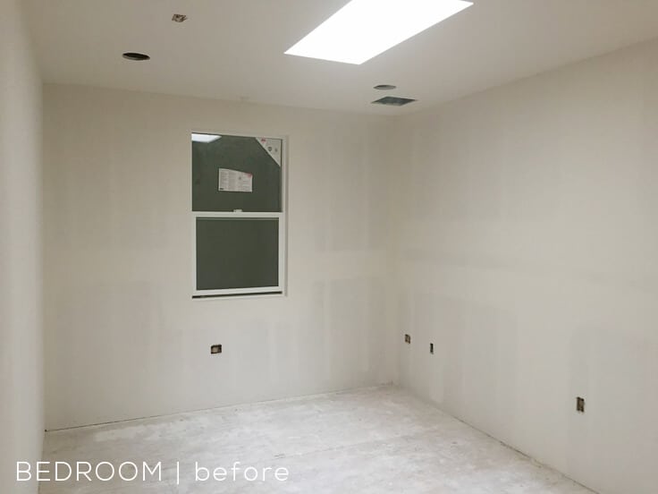 FAMILY SHELTER BEDROOM BEFORE