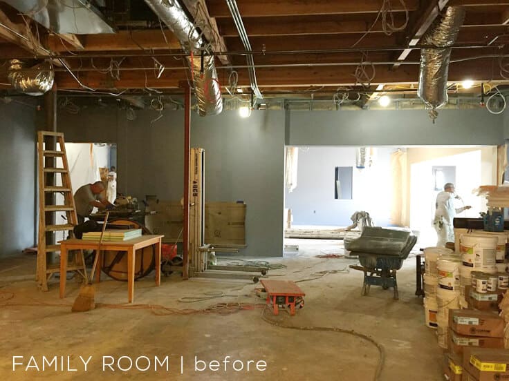FAMILY SHELTER LIVING ROOM BEFORE