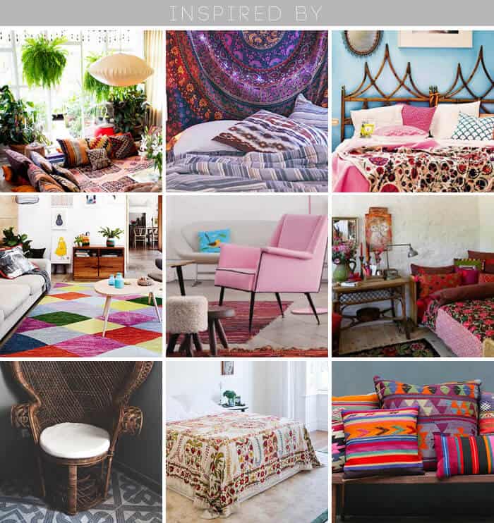 inspiration_pink_boho_organic_anthropologie_bedroom_ grid