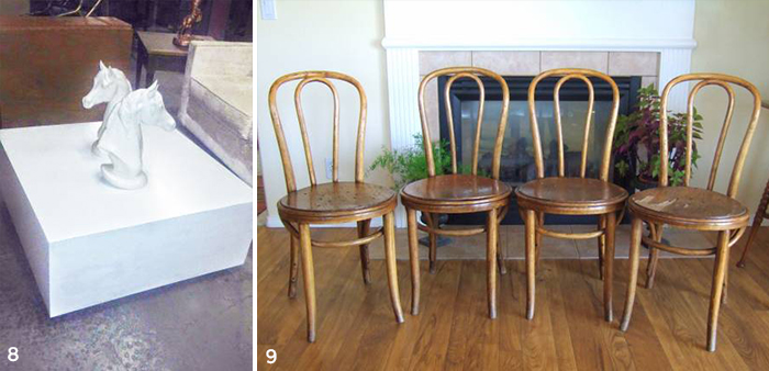 Laquered Table and Thonet Chairs