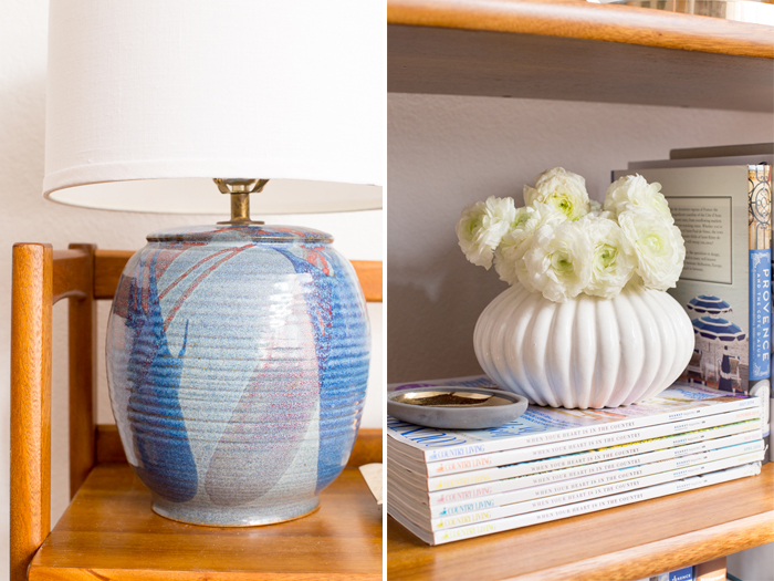 emily_henderson_Provencial_Bookcase_Textured_Lamp