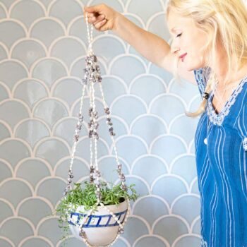 Emily Henderson_Master Bathroom_Blue White Modern Gold Bathroom_sneak peek