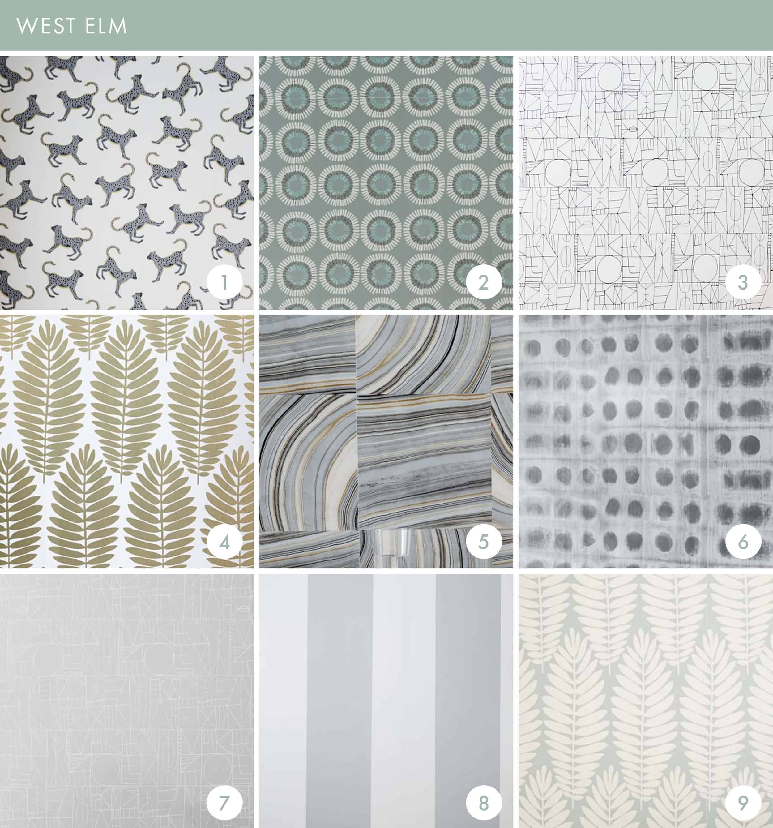 Emily Henderson Online Wallpaper Roundup West Elm