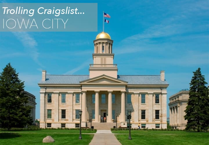 Trolling Craigsist Iowa City