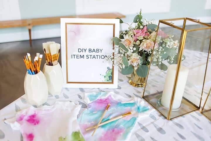 Emily Henderson_Baby Shower_Sprinkle_Target_DIY Onsie 1