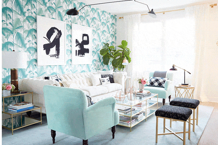 High-Contrast_Wrong-Kind-Of-Crazy_Pink_Mint_Living-Room_Nicolette-Mason_GIF