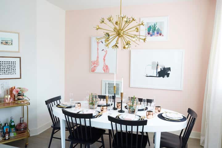Pink_Gold_Feminine_Dining_Room_Nicollette_Mason