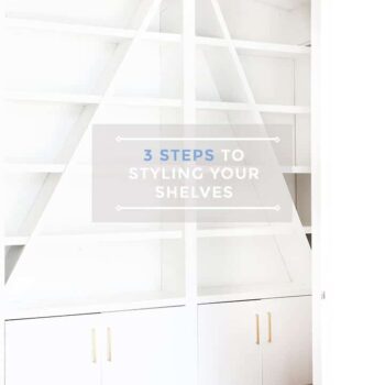 3 Steps to Styling Your Bookcase_Emily Henderson_Header
