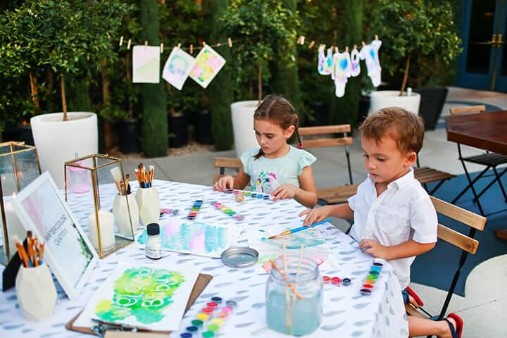 Emily Henderson_Baby Shower_Sprinkle_Target_DIY Watercolor messages 1