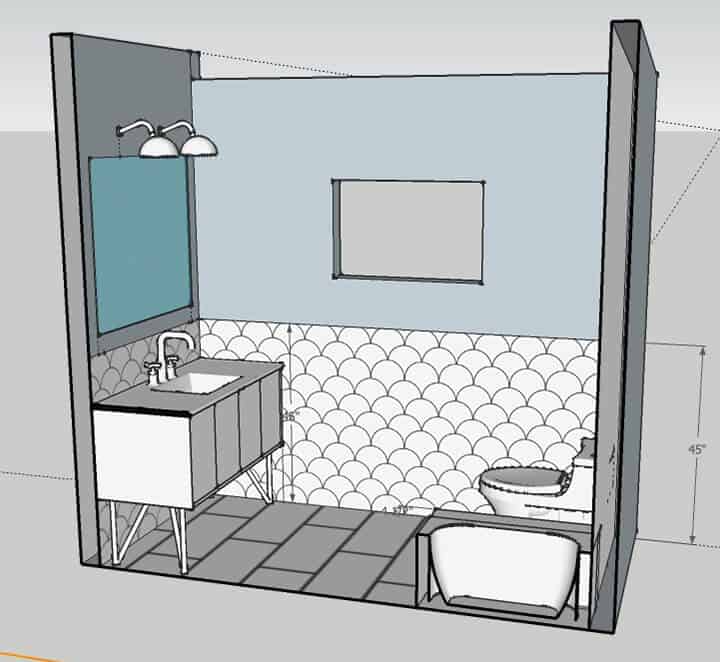 Master Bathroom_shower wall 1_rendering 1