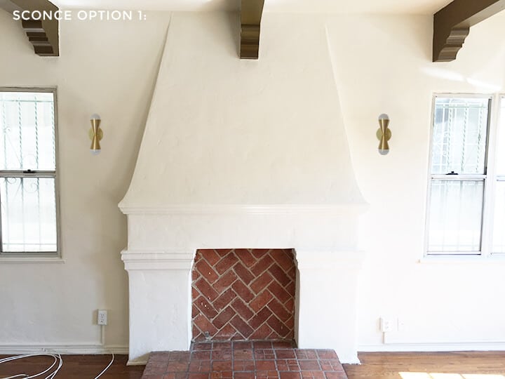 Brady Picks Out Living Room Sconces_Brass Sconce Roundup_Emily Henderson_Masculine_Gray_Living Room_Option 1