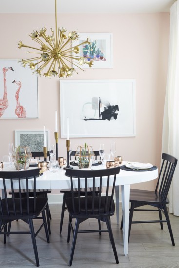Emily_Henderson_Pink_Dining_Room_Girly_Gold