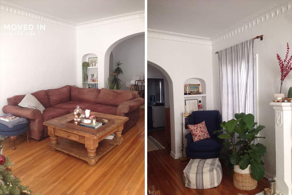 GINNY MACDONALD LIVING ROOM OLD SOFA