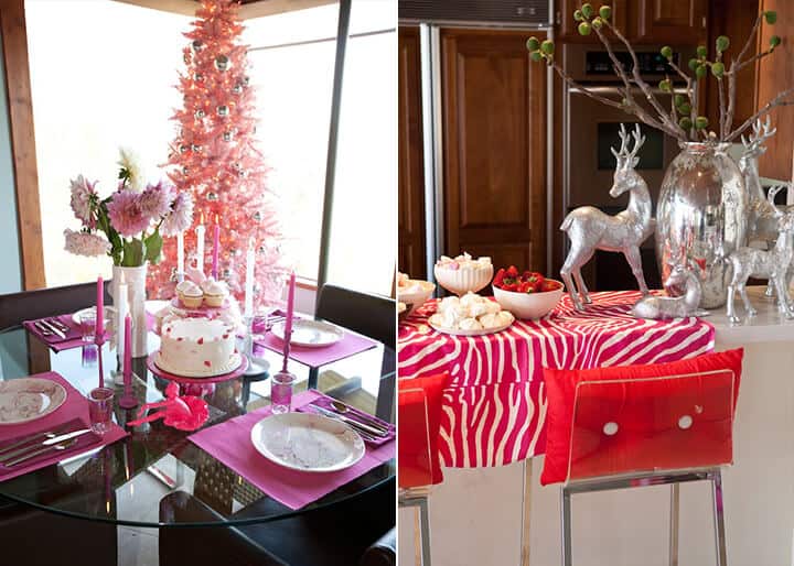 Emily Henderson Holiday Decorating_Pink_White_Red_Dancer_3