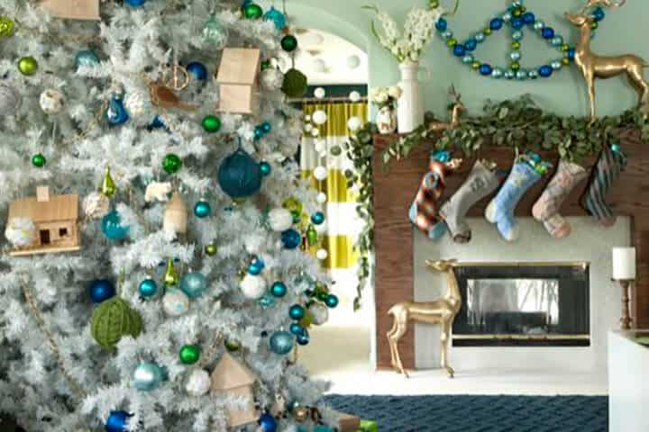 Secrets-From-A-Stylist_Emily-Henderson_Blue_Teal_Gold_Green_Holiday_Decorations-1