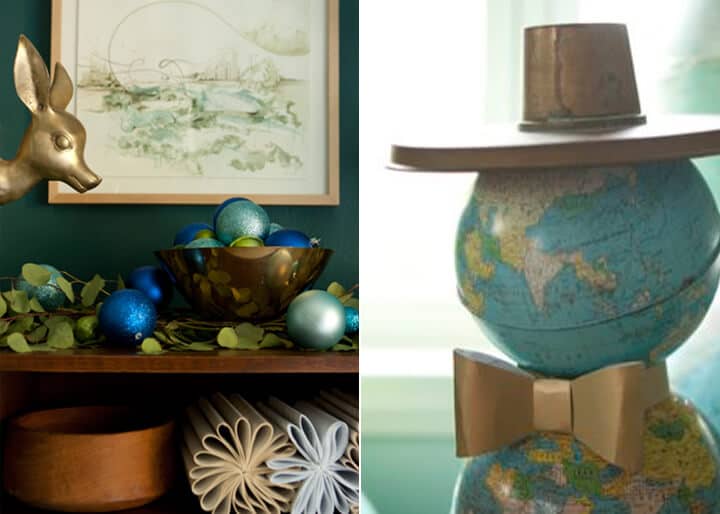 Secrets From A Stylist_Emily Henderson_Blue_Teal_Gold_Green_Holiday_Decorations7