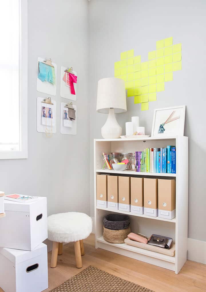 How Do You Do_Me Time_Office_Bright_Happy_Green_White Modern_Post It Notes_Storage