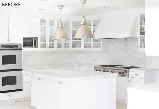 Modern White Kitchen Color Pop Emily Henderson Before