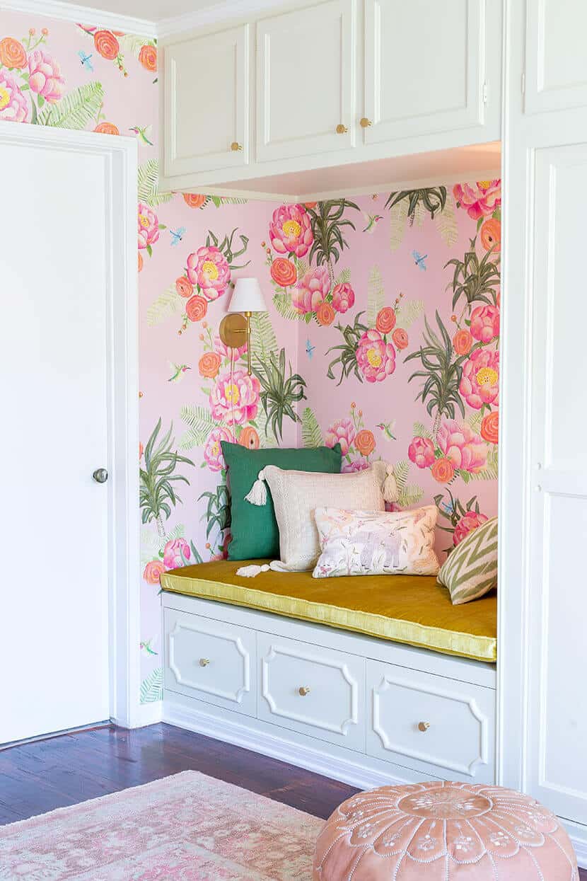 sara sugarman nursery built in bench