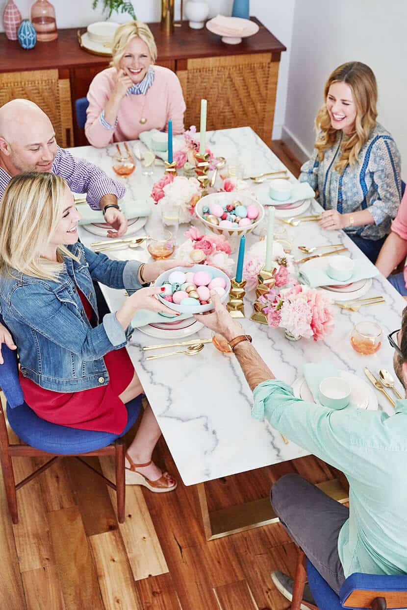 Cooking Light Easter Tablescape Emily Henderson