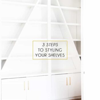 Emily Henderson 3 Steps To Styling Your Shelves