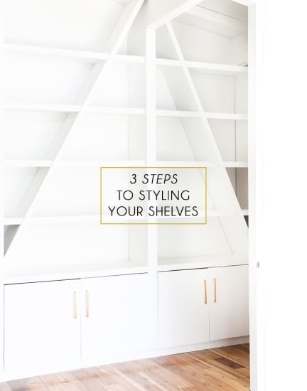 Emily Henderson 3 Steps To Styling Your Shelves