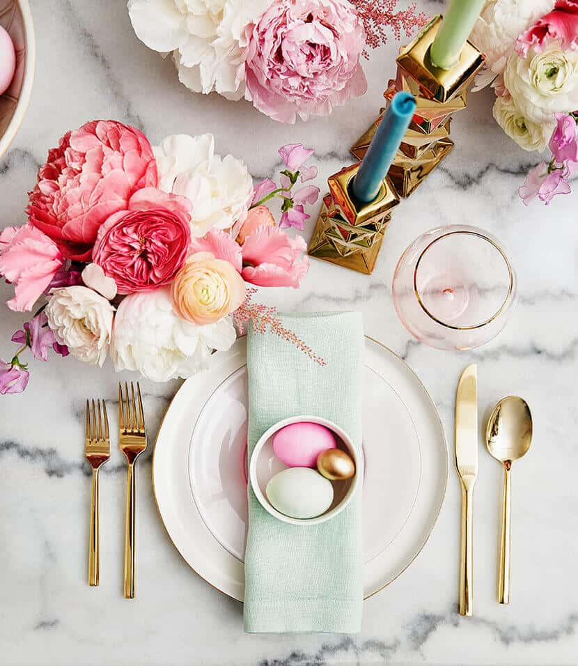 Emily Henderson Easter Table Setting