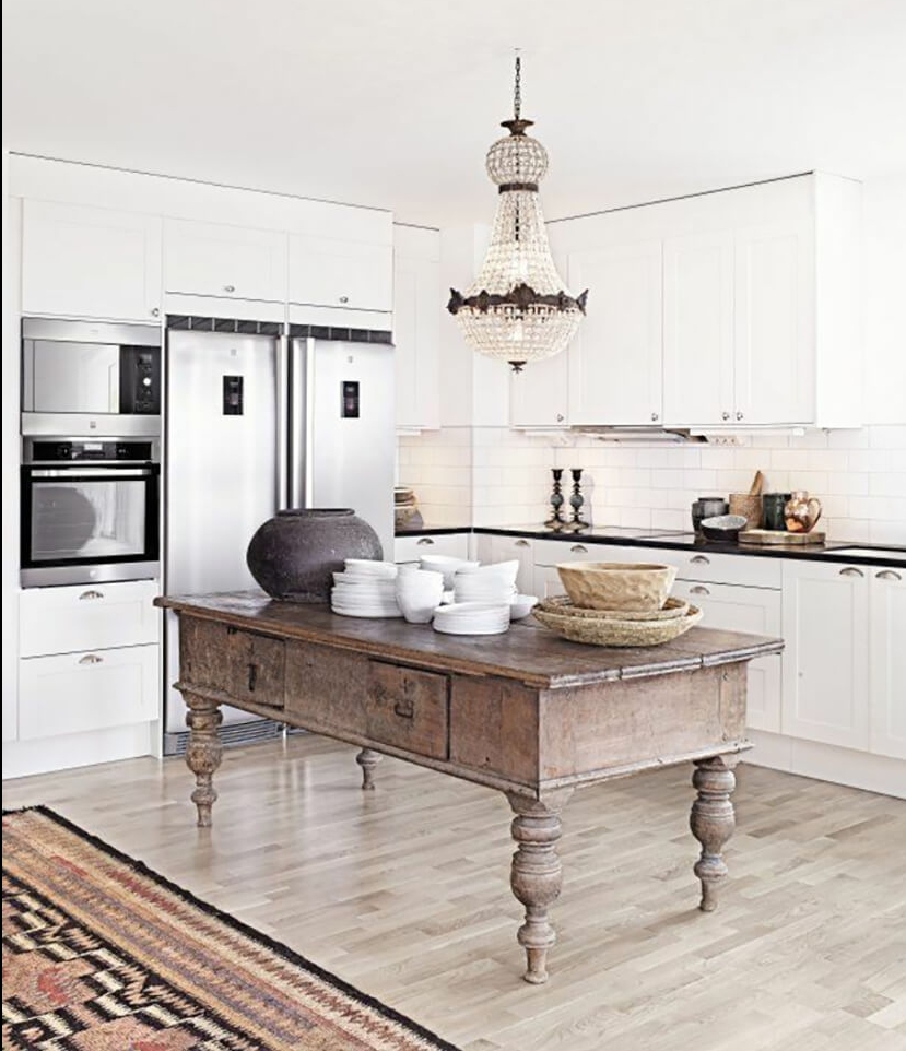 Emily Henderson Rustic Wooden Table Inspiration