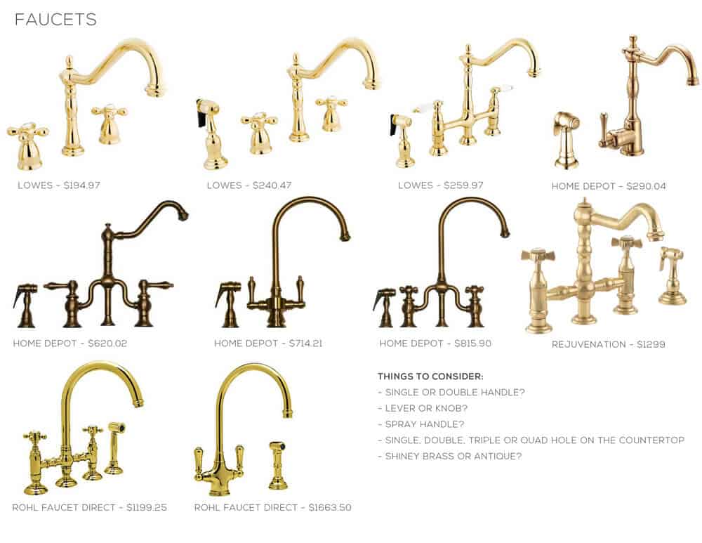 BRASS FAUCETS