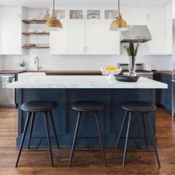 Navy Kitchen Bar Stools