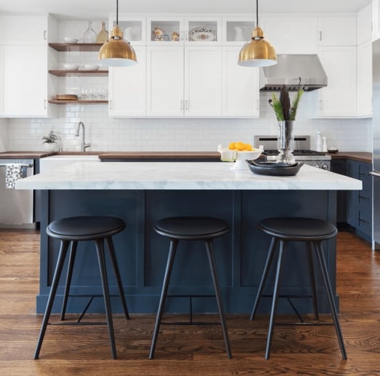 Navy Kitchen Bar Stools