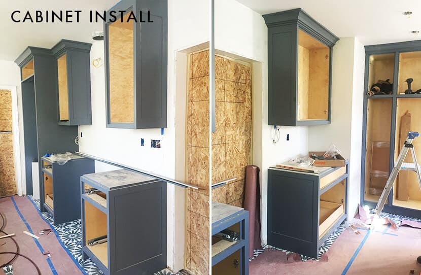 Nicole Lorey Emily Henderson Design Kitchen Cabinet Instal