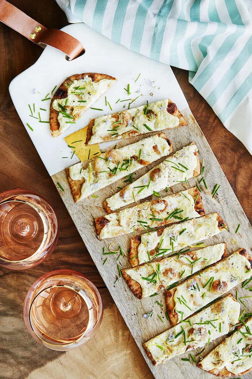 Ricotta Herb Flat Bread