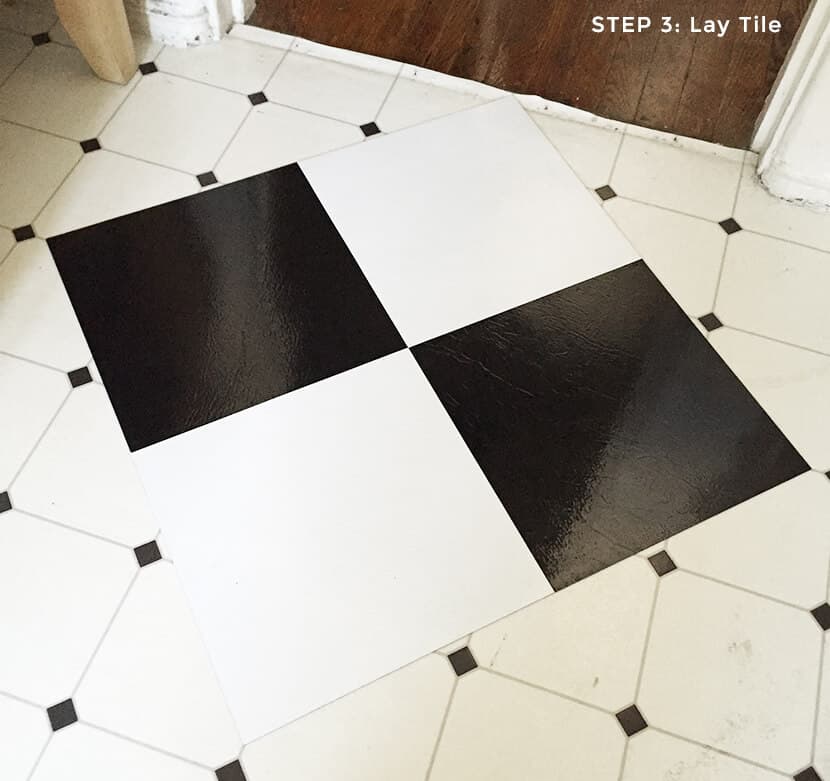 Step 3 Lay Tile