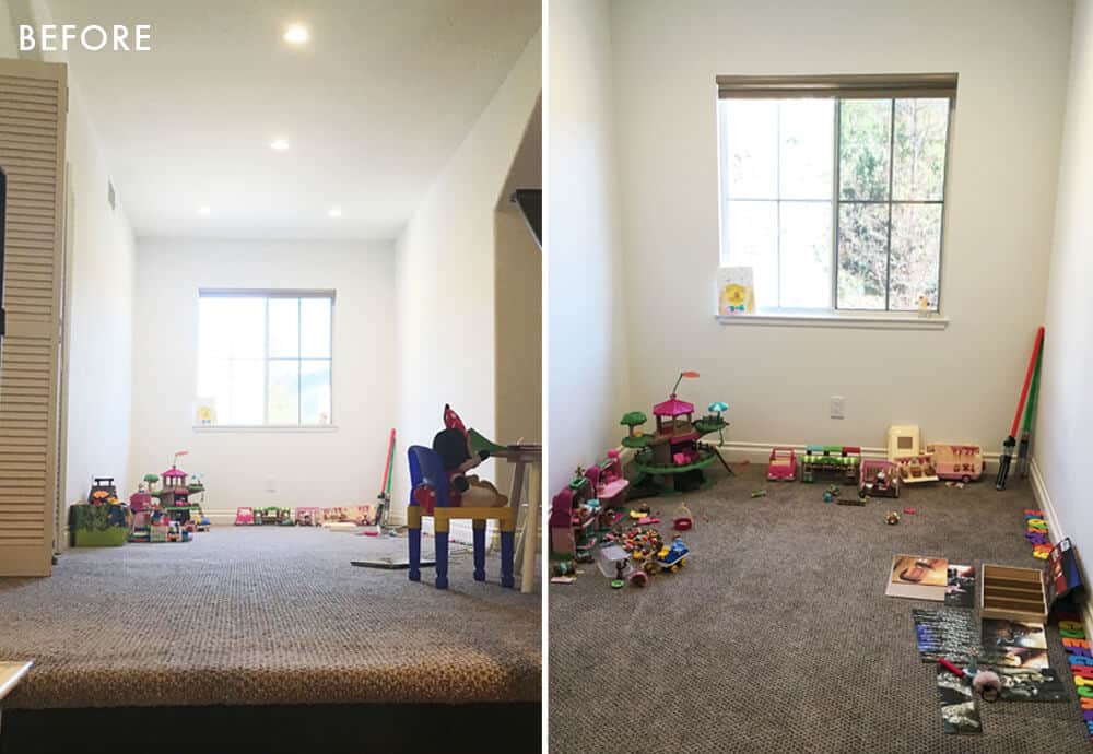 Daybed Construction Target Weekend Makeover Kids Playroom BEFORE