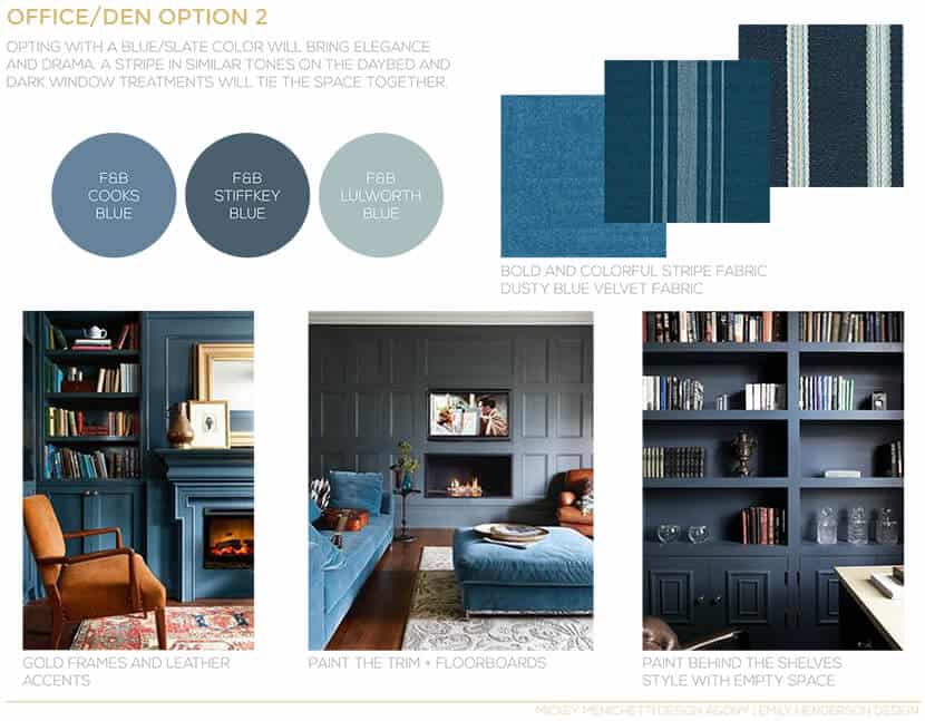 Mickey Menichetti Wood Clad Paneling Home Decor Painting Redesign Option 2