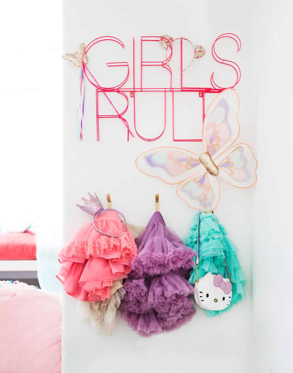Emily Henderson Target Pillowfort Playroom Makeover Dress up Corner
